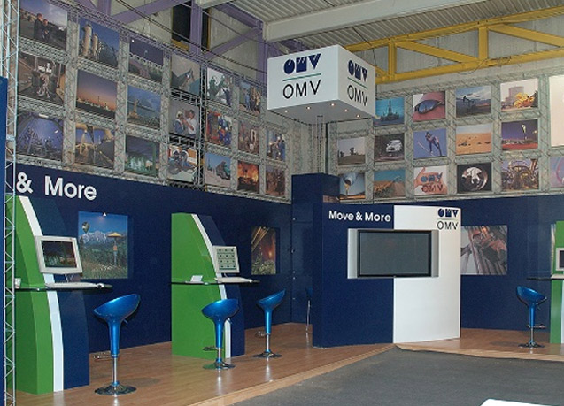 Design and Construction of OMV Booth by Tarla Studio